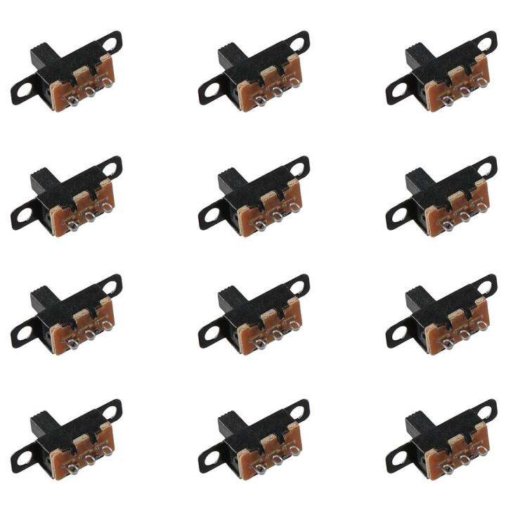 AAVGH 100PCS Panel Mount Micro Mini Toggle Switch SPDT 3 Pin 2 Position