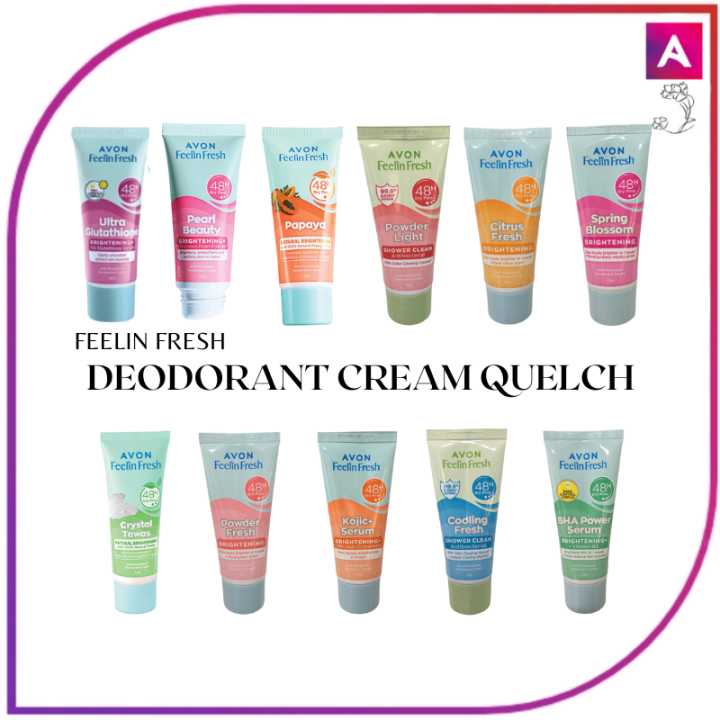 BUY 1 TAKE 1 Avon FEELIN FRESH Anti Perspirant Deodorant Cream Quelch