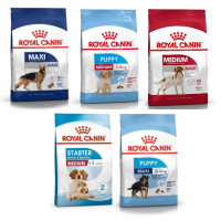 Royal Canin Medium Adult / Medium Puppy / Maxi Adult / Maxi Puppy / Med.Starter 4 กิโลกรัม. โรยัล คานิน ลูกสุนัข / หมาโต 4  กิโลกรัม.