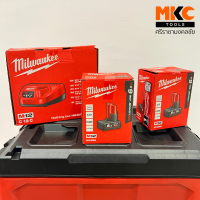 ชุดแบตเตอรี่ M12 B6 + แท่นชาร์จ C12C M12 Starter Kit MILWAUKEE