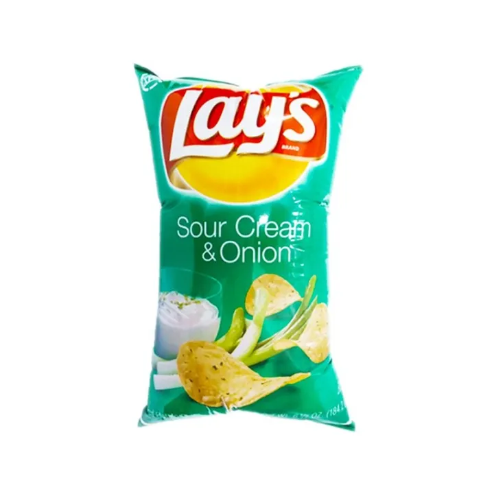 LAY'S SOUR CREAM & ONION POTATO CHIPS 6.5 oz (Packaging may vary