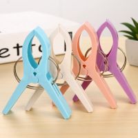 4/8pcs Plastic Hanger Clips Laundry Clothe Pins Practical Beach Towel Pins Spring Clamp Large Clips for Clothes Gadgets