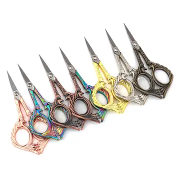 Sewing Scissors Classical Embroidery Scissors Stainless Steel Cross Stitch  Scissors For Embroidery Crafts Diy1pcs)