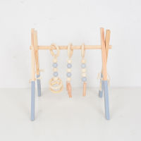 Wooden Baby Gym Wooden Gym Frame Hanging Toys For Infant Play Gym Toy Gifts For Infants Newborns Boys Girls Above 3 Months Motor