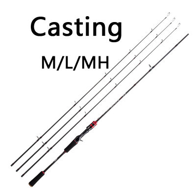 New ROLLFISH Spinning Casting Lure Fishing Rod 1.681.82.12.4M 30TCarbon Lure 3-70g MMHH Baitcasting Travel Pole