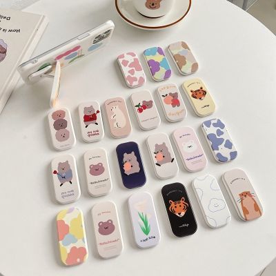 Stand Phone ipad ที่วางโทรศัพท์มือถือ เกาหลี สี น่ารัก สร้างสรรค์ คุณภาพสูง PC การ์ตูนหมีเมฆเสือยืนซอฟท์พีซีพับเรียบง่าย Mini Holder ง่ายต่อการพกพา
