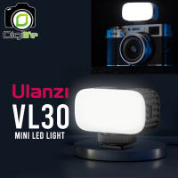 Ulanzi Mini LED VL30 5600K ไฟเพิ่มแสงสว่าง สำหรับ DSLR , Action cam , Smartphone