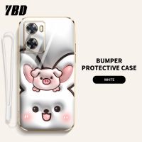 YBD เคส3D ใหม่สำหรับ OPPO A54 4G Realme 8 8S 9 Realme Narzo 30 5G เคสนิ่มลายการ์ตูนน่ารักคู่กรณีโทรศัพท์รูปแบบภาพเคลื่อนไหว