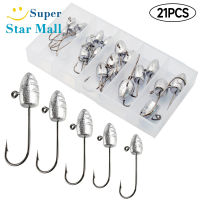 Supermall สัมผัสรูปไข่ Jig Head Jig Hooks 1G/2G/3G/5G/7G ตกปลาน้ำแข็ง Hook Raft ตะขอตกปลา Micro Fishing Tackle