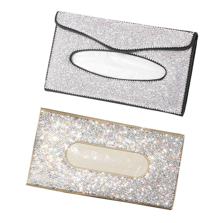 chic-car-tissue-box-bling-crystal-diamond-car-sun-visor-hanging-holder-auto-interior-tissue-storage-case-napkin-case