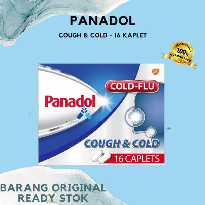 Panadol Singapore Cough and Cold isi 16 Tablets Obat Batuk Flu Pilek