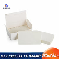 [COD][จัดส่งฟรี]Blank White Cardboard paper Message Card Business Cards Word Card DIY Tag Gift Card About 100pcs (White)