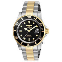 Invicta Mens Pro Diver Quartz Watch with Stainless Steel Strap 26973 Two-tone/Black