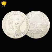 【Best value for money】 Nefertiti เหรียญมหัศจรรย์โลกที่ระลึกราชินีโบราณมหัศจรรย์เจ็ดเหรียญของสะสมเหรียญเทพธิดาอียิปต์