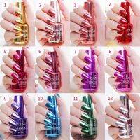 【hot】 18ml Metallic Mirror Varnishes Glitter Drying Makeup Tools