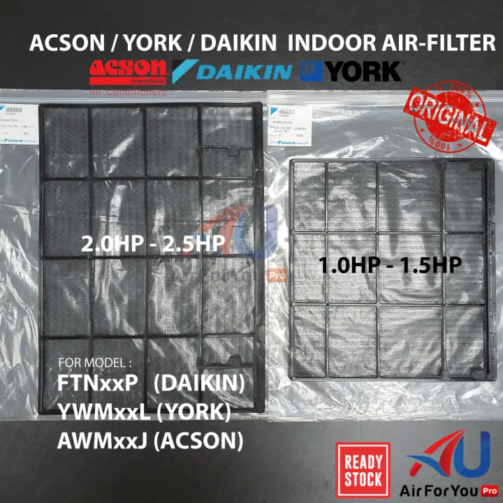 Air Filter YORK DAIKIN ACSON Genuine Parts For Wall Mounted 12.5HP