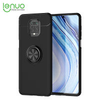 Lenuo สำหรับ Xiaomi Poco X3 Pro / Poco X3 NFC / Redmi Note 9S/Redmi Note 9 Pro Max ขาตั้งโทรศัพท์-ผู้ถือแหวนนิ้วมือปลอกผสมฉากยึดสี All-In-One ฝาหลัง