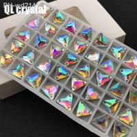 QL crystal sewing AB crystal flat bottom glass crystal Manicure rhinestones are used to make wedding DIY clothes