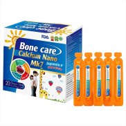 Canxi tăng chiều cao Bone Care Calcium Nano MK7 Bổ sung Sữa non, yến sào
