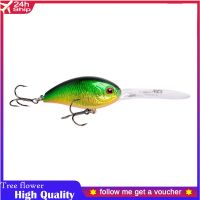 Crankbaitเหยื่อตกปลา110Mm 18.5G Hardพลาสติกประดิษฐ์เหยื่อ3d Eyes Crazy WobblersสำหรับPikeฤดูหนาวตกปลาtackle