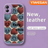 YIWESAN เคสปลอกสำหรับ Samsung M04 F04 A04E A04ลายการ์ตูนน่ารัก3D น่ารักรูปลูกกวาดดีไซน์ใหม่เคสใส่โทรศัพท์หนังแฟชั่นฝาหลังเคสซิลิโคนนิ่มคลุมเลนส์เคสป้องกันกล้องแบบเต็ม