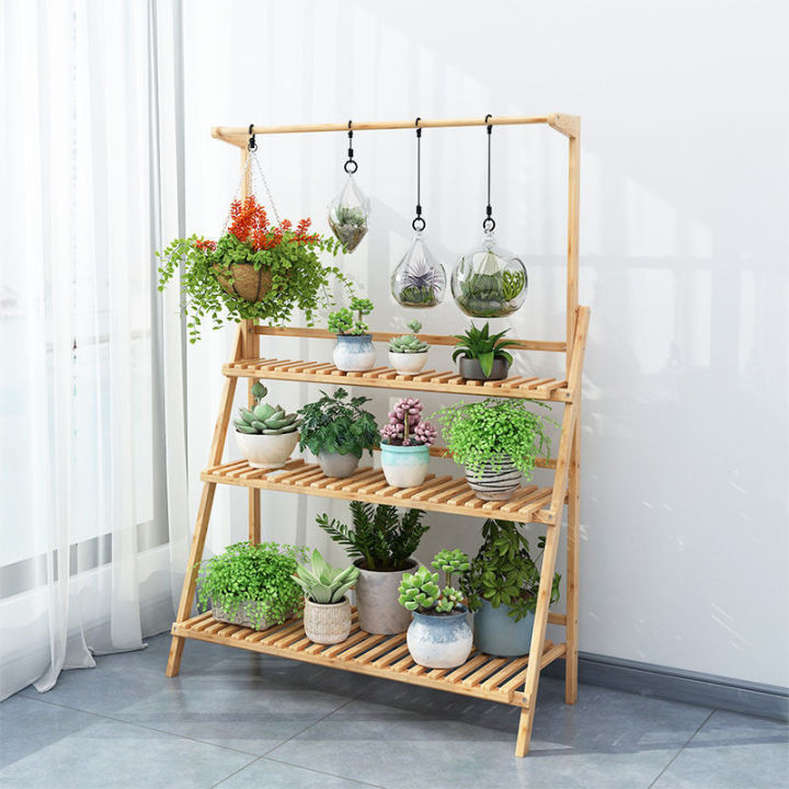 spot-parcel-post-flower-stand-balcony-hanging-chlorophytum-shelf-multi-layer-floor-living-room-solid-wood-decoration-succulent-green-radish-storage-rack-simple