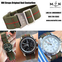 สายนาฬิกา สายผ้านาโต้ 20mm OVERWRIST MN STRAPS ORIGINAL RED CENTERLINE ขนาด 20mm