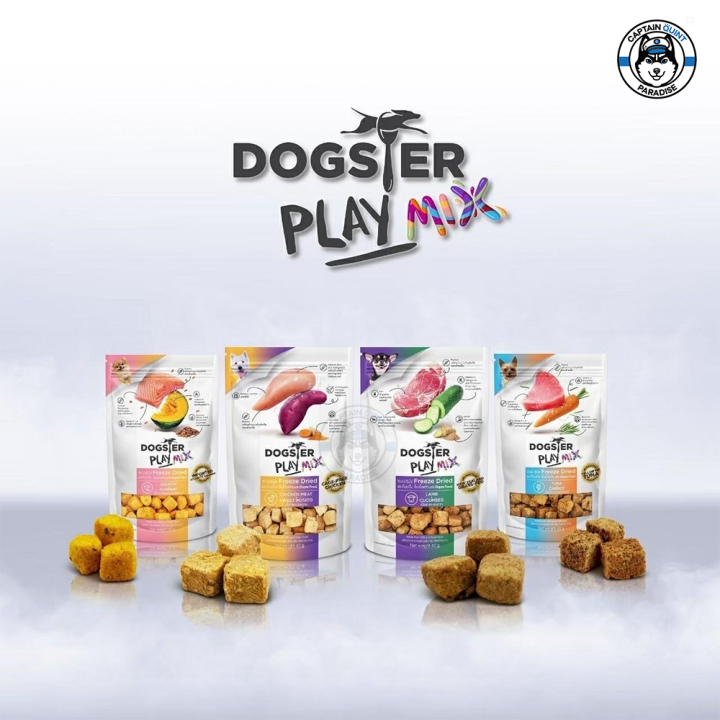 dogster-play-mix-ขนมสุนัข-freeze-dried-4สูตร