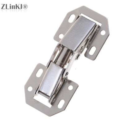 【hot】♀  ZLinKJ 3 Inch Cabinet Hinge Shaped Frog No-Drilling Hole Cupboard Door Hinges Hardware