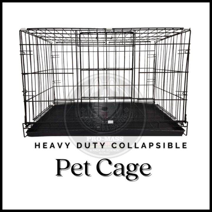Collapsible Dog Cage Heavy Duty Cage Big Size Lazada PH