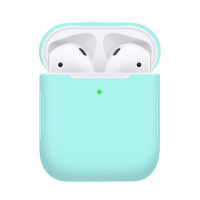 1ชิ้นเคสหูฟังไร้สายบลูทูธซิลิโคน TPU สำหรับป้องกัน AirPods อุปกรณ์ปกป้องตัวเครื่องสำหรับ Apple Airpods กล่องชาร์จ