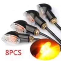 4/8PCS 12V Mini Cat Eye Turn Light Indicator Light Amber for Yamaha YZF ATV for Suzuki GSX-R for Honda for Ducati for Kawasaki