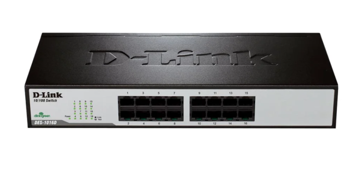 d-link-des-1016d-16-port-fast-ethernet-desktop-rackmount-switch-in-metal-casing-ของแท้-ประกันศูนย์ไทย-limited-lifetime-warranty