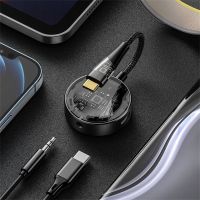 MMFCJZ 2-In-1อะแดปเตอร์ชาร์จในรถยนต์ PD 3.0 60W USB C ถึง3.5Mm ชาร์จเร็ว Splitter Type C To AUX สำหรับไมโครโฟน