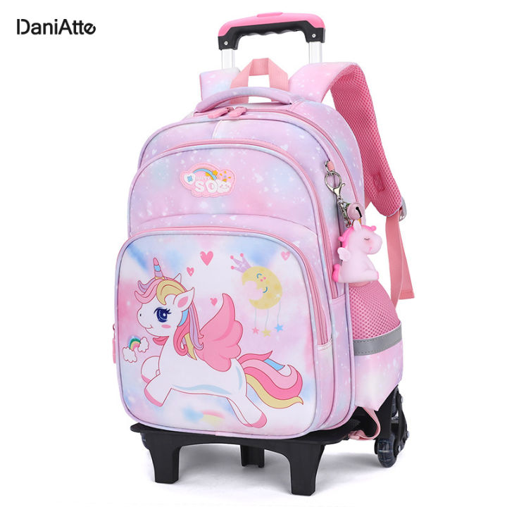 dani-atte-กระเป๋ารถเข็นนักเรียนโรงเรียนประถมของกระเป๋าโรงเรียนกระเป๋าเป้นักเรียนกระเป๋ารถเข็นเด็ก