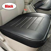 Fashion Universal Car Auto Supplies PU Leather Car Front Seat Cushion Protector Pad Driver Mat Cushion 1PC With storage