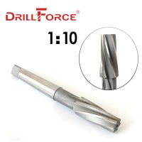 Drillforce 1:10 Machine Reamer 8-38mm Morse Taper HSS เครื่องตัดขลุ่ยเกลียว (8/10/12/14/16/18/20/22/24/26/28/30/32/34/36/38mm)