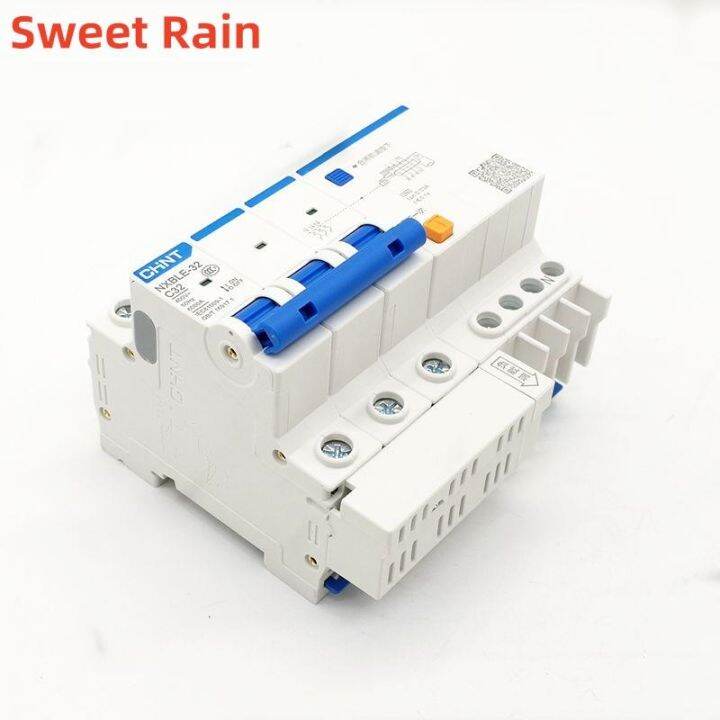 yf-new-chint-rcbo-nxble-32-3p-n-30ma-c6a-10a-16a-20a-25a-32a-residual-current-circuit-breaker