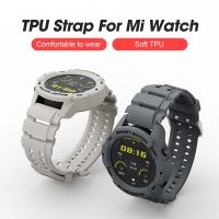 SIKAI 2021 New TPU Band Strap Bracelet for Xiaomi Mi Watch Color Sports Version TPU Shell Protector Cover Case Accessories Cases Cases