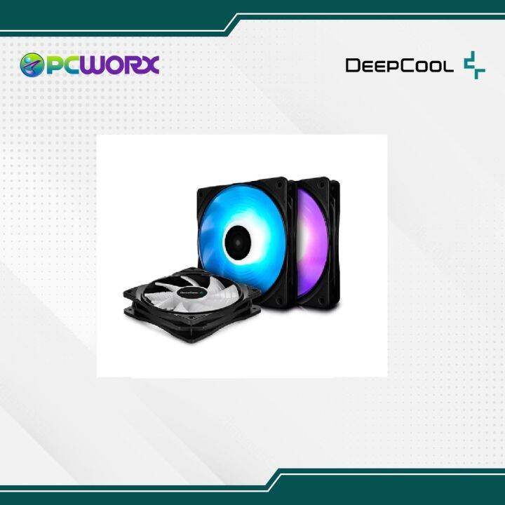 【Hot sale】 DeepCool DP-FRGB-RF120-3C RF 120 RGB 3 Chasis Fan | Lazada PH