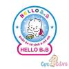 Áo hello bb cho bé gài nút vai in hình tay ngắn - có 3 size - ảnh sản phẩm 3