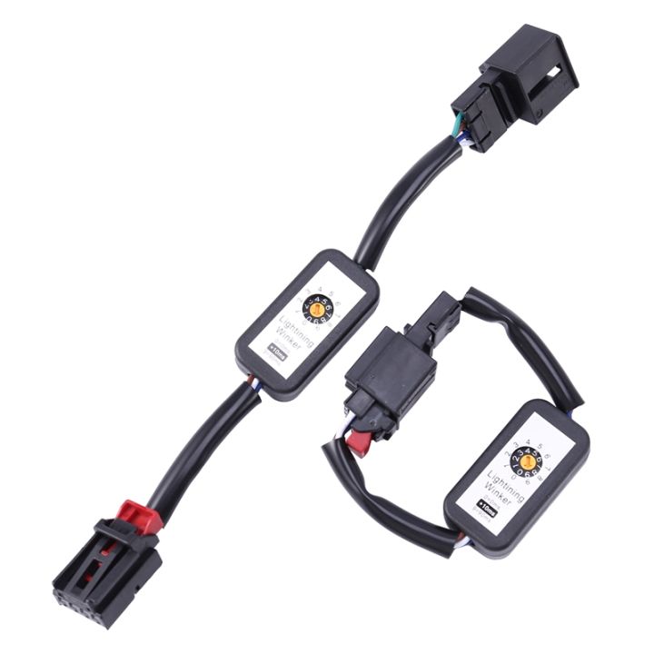 2pcs-dynamic-turn-signal-indicator-led-taillight-add-on-module-cable-wire-for-golf-7-tail-light