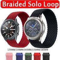 svsfbtdj Nylon Braided Bands For Samsung Galaxy Watch 3 45MM 41MM 46/42MM/Active 2 40MM 44 Gear S3 20MM 22MM Solo Loop For Huawei GT/2/2e