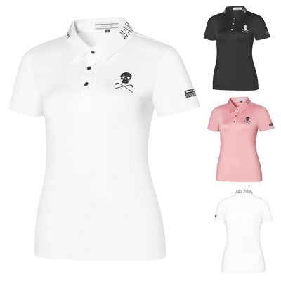 New golf womens tops summer self-cultivation clothing tops breathable perspiration and easy-drying golf jersey FootJoy PXG1 PEARLY GATES  J.LINDEBERG Scotty Cameron1 Malbon▬☎۩