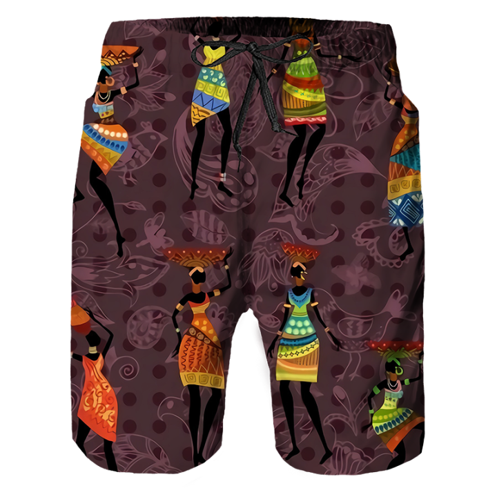 summer-men-shorts-casual-ethnic-style-print-design-trousers-male-vintage-beach-hawaiian-oversized-loose-pants-man-streetwear