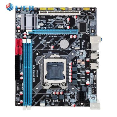 เมนบอร์ดเดสก์ท็อป LGA1156หน่วยความจำแรม16กิกะไบต์แผงวงจรคอมพิวเตอร์ DDR3เมนบอร์ดพีซี4 SATA USB2.0สองช่องสัญญาณสำหรับ I3 530