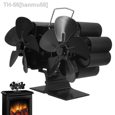❡ hanmu56 Calor alimentado termoelétrico fogão ventilador para a lenha 10-lâminas acessórios de aquecimento por calor
