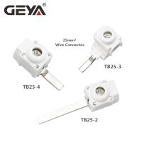 GEYA ขั้วต่อ25Mm ² สำหรับเบรกเกอร์ Busbar กล่องกระจายไฟฟ้าขั้วต่อไฟฟ้าฝาครอบกันฝุ่น1ชิ้น