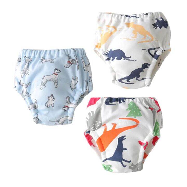 xiligi 3 pcs Baby Reusable Washable Diaper Pant Infant Potty Training