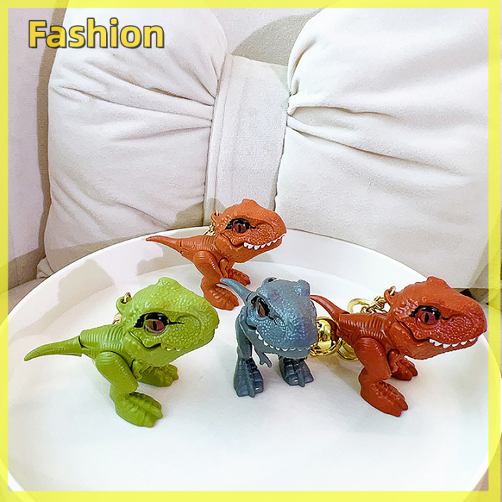 loreta-tyrannosaurus-rex-พวงกุญแจจี้ไดโนเสาร์สร้างสรรค์สี่ตัวเลือกกระเป๋านักเรียนเคสโทรศัพท์มือถืออุปกรณ์เสริมสำหรับกระเป๋าสะพายหลัง